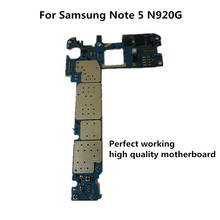 Full Working Used Original Board for Samsung Galaxy Note 5 N920G Motherboard Logic Mother Board Plate 2024 - buy cheap