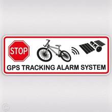 Personalized Customization Tracking GPS Alarm System Tracker Car Sticker PVC Decal 2024 - buy cheap