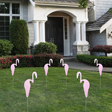 Garden Decoration Colorful Swirl Bird Flamingo Wind Spinner Outdoor Garden Yard Spin With The Breeze Decoration Furnishings 2024 - buy cheap