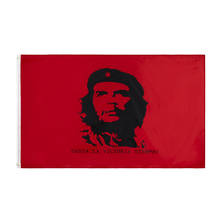 Banderola de héroe cubano, Bandera de Guevara, ojal de latón, 90x150cm, decoración 2024 - compra barato