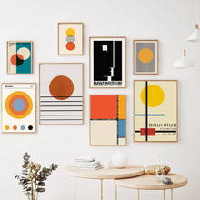 Bauhaus-carteles de exposición, impresiones de Arte Abstracto 1923 Weimar, pintura en lienzo Fuhrend en Der Herrenmode, imágenes de pared, decoración del hogar 2024 - compra barato