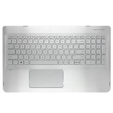 Capa protetora para smartphone, estojo original prateado com teclado para hp envy x360, 15 w e 15t-w 2024 - compre barato