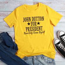 Camiseta feminina amarela com estampa de letras, camiseta casual feminina de manga curta para o verão 3xl para mulheres, camiseta solta, 2019 2024 - compre barato