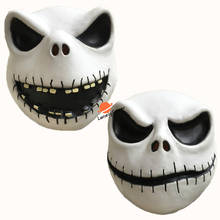 Movie The Nightmare Before Christmas Jack Skellington Cosplay Props Skull Mask Halloween Christmas Party Cosplay Accessories 2024 - buy cheap