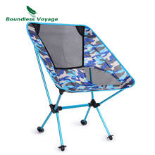 Boundless Voyage Outdoor Folding Chair Fishing Chair with Carry Bag Heavy Duty Camping Beach Moon Chair for Drawing Picnic BBQ 2024 - buy cheap