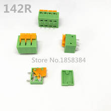 100PCS/LOT KF142V/KF142R 5.08mm PCB Spring Terminal Block 2P 3P 4P 5P 6P 7p 8p 9p 10p Terminals Connector PCB Mounted Screw 2024 - buy cheap