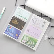 240 Slots Transparent PP Cover Business Card Book Large Capacity ID Holders Ticket Collection Clip Loss prevention 2024 - buy cheap