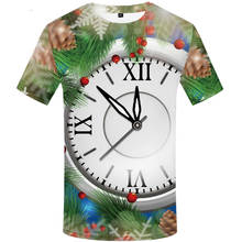 Plus Size 7XL Men Christmas T shirts Men Tree T shirt 3d Xmas Tshirt Printed Party Tshirt Homme Print Short Sleeve 2024 - buy cheap