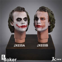 Cabeza del Joker a escala JXTOYS-035, figura masculina esculpida, accesorio, modelo de cabeza de caballero oscuro tallado para cuerpo de 12 pulgadas, 1/6 2024 - compra barato