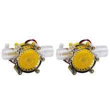 2Pcs 10W Water Flow Pump Mini Hydro Generator Turbine Flow Hydraulic Conversion 12V & 5V 2024 - buy cheap