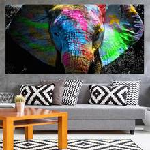 Graffiti Pop Art Elephant Canvas Paintings On The Wall Posters And Prints Colorful Animals Wall Pictures For Kids Room Cuadros 2024 - buy cheap