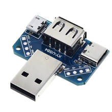 1Pcs Type-C 2.54mm Micro 4P USB Adapter Board Male to Female Connector Adapter 2024 - buy cheap