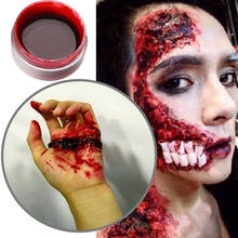 15g Halloween Makeup Ultra-realistic Fake Blood Face Body Paint Wounds Scars Bruises Cosplay Party Vampire Decorations Supplies 2024 - buy cheap