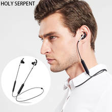 HOLY SERPENT-auriculares inalámbricos deportivos con Bluetooth, dispositivo de audio estéreo, resistente al agua, Hi-Fi, bajos, reducción de ruido inteligente, EB03 2024 - compra barato