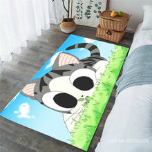 Anime Sweet Cat printed Carpet for Living Room Area Rugs Floor Door Mats Polyester Cartoon Doormats Bedroom Home Decor Carpets 2024 - buy cheap