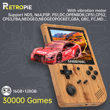 Retropie ANBERNIC RG351V Retro 30000 Games RK3326 Open Source 3.5 INCH 640*480 handheld game console Emulator For PS1 kid Gift 2024 - buy cheap