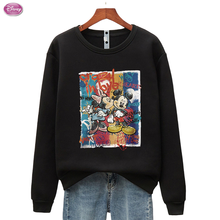 Disney Anime Mickey Mouse Sweatshirt Women Couple Clothes Spring Autumn New Long Sleeve Fleece 15 Colors Minnie Mouse Hoddie 2024 - buy cheap