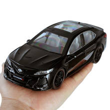 Модель автомобиля Camry из сплава 1:24, 6-дверная игрушка, имитация звука светильник музыки, бесплатная доставка 2024 - купить недорого