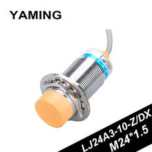 Sensor de proximidade dirigível/dx dc/ac, sensor de metal com indutância, 12v, 24v, 36v, ma, pnp/npnnormalmente aberto/fechado m24
