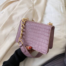Crocodile Pattern PU Leather Crossbody Bags For Women Chain  Female Shoulder Handbags Mini  Purses Travel Cross Body Bag 2024 - buy cheap