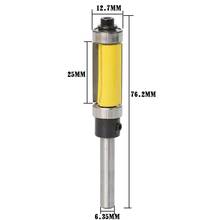 free shipping 1Pc 1/4" Shank Template/Trim Router Bit Routing Cutters. Features: top & bottom ball bearings Woodworking Tool 2024 - buy cheap