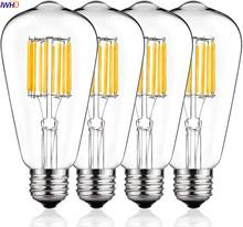 IWHD 10W A19 ST64 LED Edison Light Bulb Lamp E27 220V Industrial Vintage Decor Lampada Retro Lamp Ampul Bombilla Gloeilamp 2024 - купить недорого