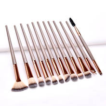 12 Pcs/set Eye Makeup Brushes Eyebrow Brush Eyeshadow Eyelash Eyeliner Cosmetics Blending Brush Professional Beauty Make Up Tool 2024 - buy cheap