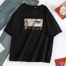 Outdoor Harajuku Women's T-shirts Fashion Darling In The Franxx Tshirts O-Neck Hip Hop Tops Tees Funny Clothing Ladies Camiaetas 2024 - buy cheap