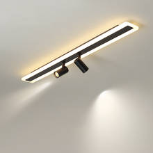Современный акриловый светодиодный потолочный светильник, Скандинавская лампа для гостиной, декоративный потолочный светильник для бара и магазина, светодиодный потолочный светильник 2024 - купить недорого