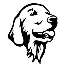 Dawasaru golden retriever cão adesivos de carro do cão de estimação decalques à prova dauto água motocicleta acessórios decoração do portátil pvc, 14cm * 12cm 2024 - compre barato