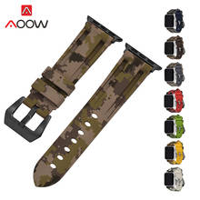 Camouflage Silicone Strap for Apple Watch iwatch 7 6 5 4 3 2 SE 41mm 45mm 38mm 42mm 40mm 44mm Men Women Replacement Wrist Band 2024 - buy cheap