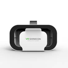 Новые очки виртуальной реальности VR SHINECON G5 VR, гарнитура, 3d-очки виртуальной реальности, 300 дюймов, 720-1080, смартфон 2024 - купить недорого
