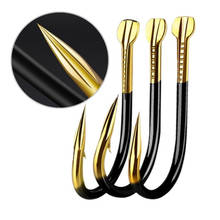 10pcs/pack High Quality Fish Hook Barbed Colored Tungsten Alloy Bulk Fishing Hook Fishing Supplies All for Fishing 2024 - buy cheap