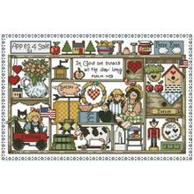 Warm home patterns counted 11CT 14CT 18CT DIY Cross Stitch Sets wholesale Cross-stitch Kits Embroidery Needlework 2024 - buy cheap