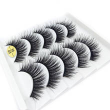 5 Pairs 6D Faux Mink False Eyelashes Long Wispies Lashes Handmade Cruelty-free Extension Criss-cross Natural Eyelashes Makeup 2024 - buy cheap
