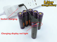 Liter energy-batería de iones de litio, cable USB + USB 18650, 3500mAh, 3,7 V, batería recargable de 5000ML 2024 - compra barato