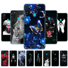 Capa de silicone m21 para samsung, capa tpu macia de 6.4 polegadas para samsung galaxy m21 m 21 enfeite fzgusuário m215 2024 - compre barato