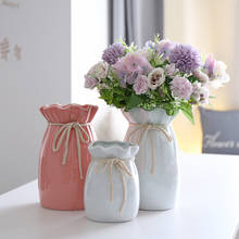 Criativo saco de bênção vaso decoração sala de estar flor vaso água cultura modelo quarto hotel decoração vaso decoração para casa 2024 - compre barato