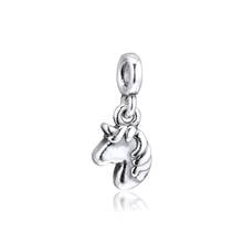 QANDOCCI Beads fits For Bracelets Necklaces 925 Sterling-Silver-Jewelry Signature Me My Magical Unicorn Charms Free Shipping 2024 - buy cheap