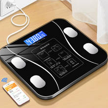 New Bluetooth Body Fat Scale Floor Scale Smart Bathroom Weight Scale Body Composition Analyzer Connect Smartphone Apps Via 2024 - buy cheap