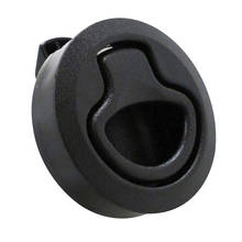 Marine Boat 2 inch 50mm Round Flush Mount Pull Hatch Latch Lift Handle, Black 2024 - buy cheap