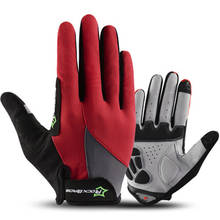 Велосипедные перчатки ROCKBROS, ветрозащитные перчатки с закрытыми пальцами для работы с сенсорным экраном, для горных велосипедов, летние 2024 - купить недорого