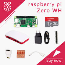 Raspberry Pi Zero WH DEV Kit 1GHz single-core CPU 512MB RAM 2.4G WiFi Bluetooth 4.1 Bundle include Case MINI HDMI uUSB Cable 2024 - buy cheap
