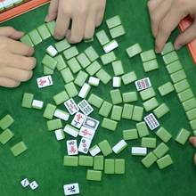 Juegos de mesa Mahjong portátiles de viaje, juegos en casa, azulejos chinos divertidos, juegos familiares para 4 jugadores 2024 - compra barato