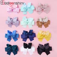 BalleenShiny 2PCS 12Colors Baby Hair Accessories Headband Nylon Solid Color Big Bow Headband No Trace Little Princess Headdress 2024 - buy cheap