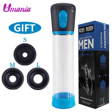 Electric Penis Pump Male Masturbator Sex Toys for Men Penis Extender Penile Vacuum Pump Male Enlarger Sex Toy 2024 - buy cheap