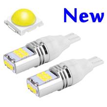 2 uds T15 921 W16W W16W Super brillante LED Auto luz de freno trasero de respaldo Luz de reversa de giro trasero de coche señales blanco rojo ámbar amarillo 2024 - compra barato