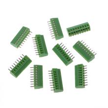 Conector de blocos terminais montados em pcb, parafuso 2 pin-10 pinos, passo de 2.54mm, 10 peças 2024 - compre barato