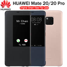 HUAWEI MATE 20 Pro Case Original 100% Official Smart View Protection Cover HUAWEI MATE 20 Case Window Flip Leather Mate 20 Cover 2024 - buy cheap