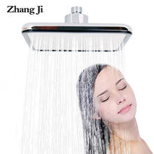 ZhangJi Square ABS 20cm High Pressure Top Shwoer 320 Tiny Holes Rainfall Shower Head + 8cm Hand held 80 Holes Shower Tap Set 2024 - buy cheap